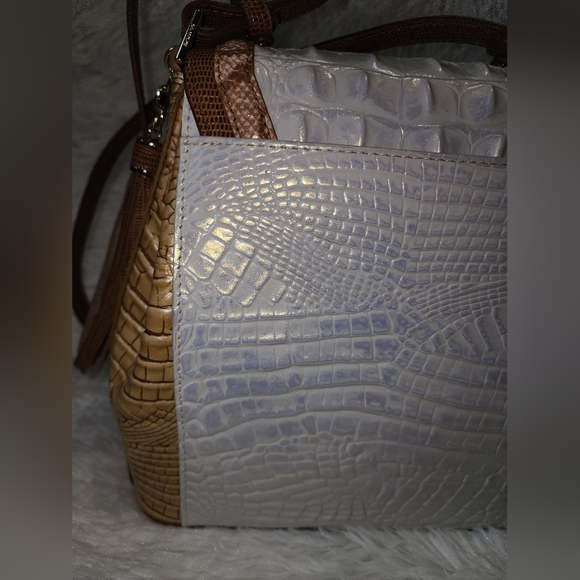 Brahmin Margo Crossbody Bag In Dune Alamosa - Picture 6 of 11